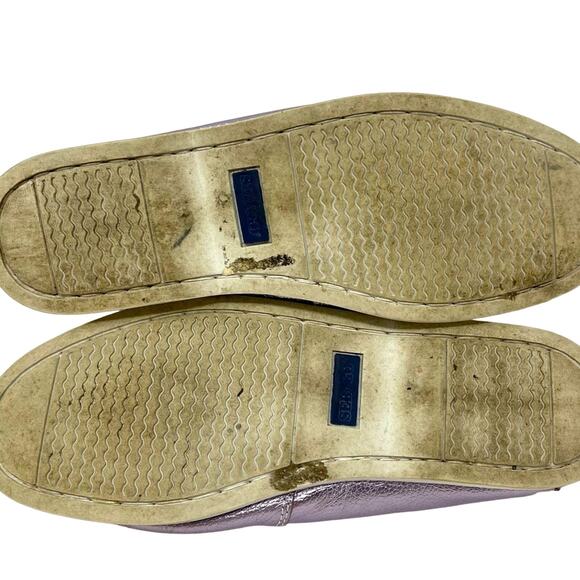 Sebago Seashell Two Eyed Light Pink Metallic Deck Shoe - Picture 12 of 15